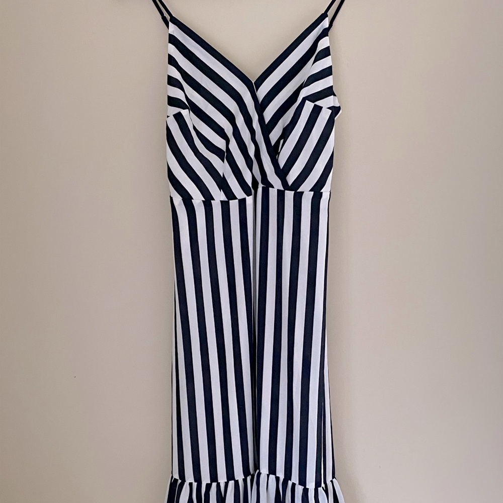 Banana Republic; tiered stripe maxi dress; NWT; summer sale (available to 9/23)